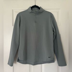 Nike One Therma-FIT 1/2-Zip Mid Layer Women’s size L Particle Grey